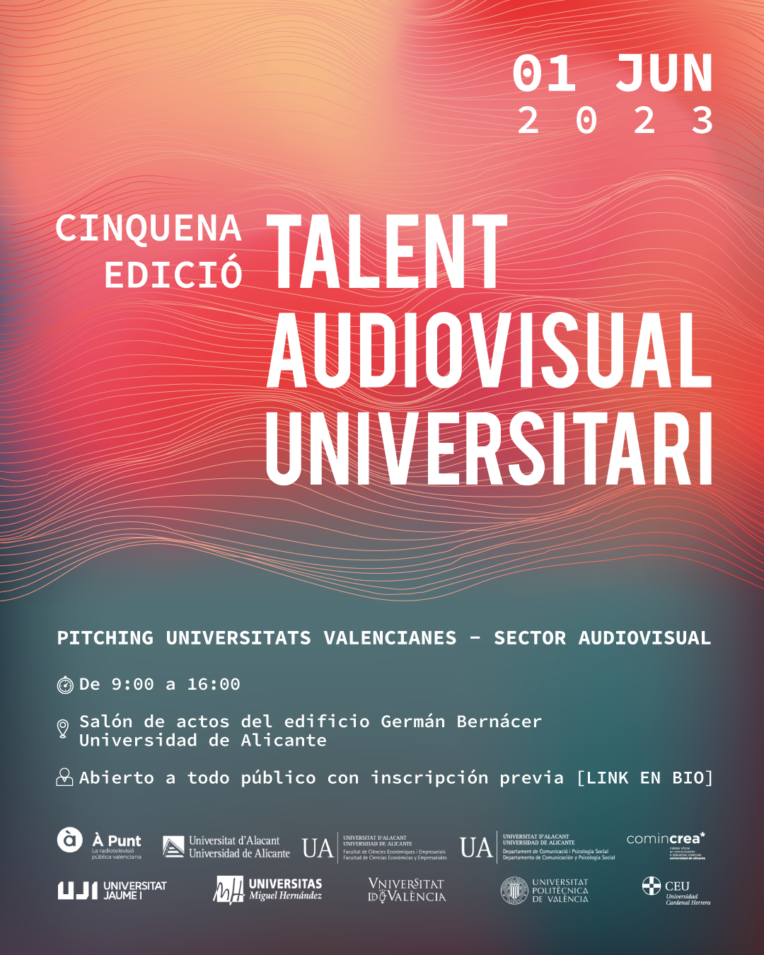 Poster TAU Pitching Audiovisual Valenciano